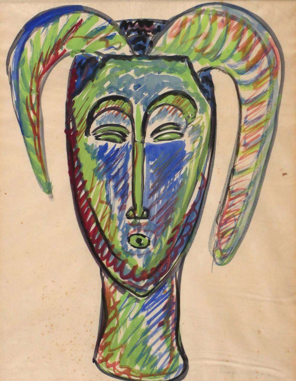 FACE by Basil Ivan R�k�czi (1908-1979) at Whyte's Auctions