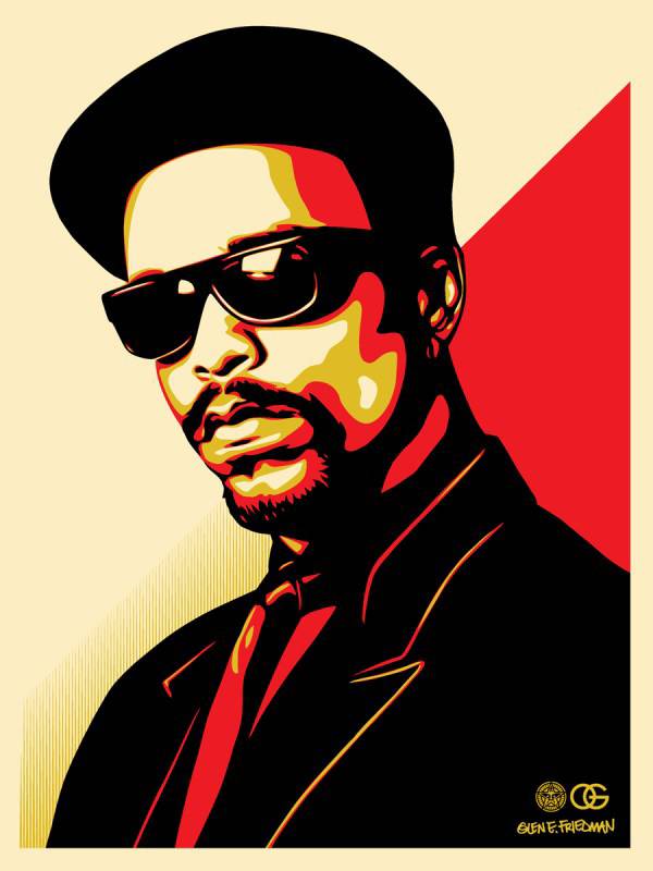 ICE-T OG (RED) 2016 by Shepard Fairey (American, b.1970) at Whyte's Auctions