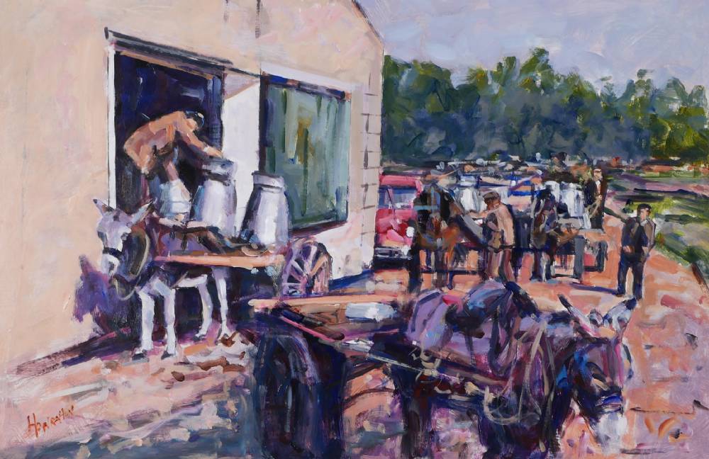 CREAMERY BOUND, 2018 by Michael Hanrahan (b.1951) (b.1951) at Whyte's Auctions