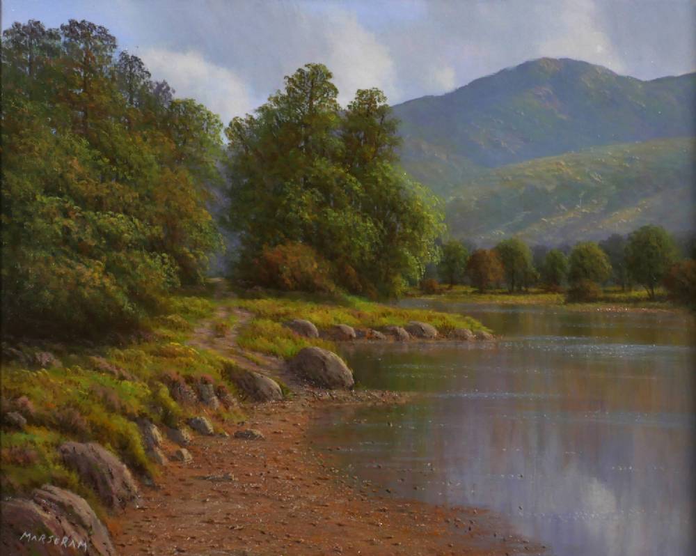 GALTEE MOUNTAINS, COUNTY TIPPERARY by Gerry Marjoram (b.1936) at Whyte's Auctions