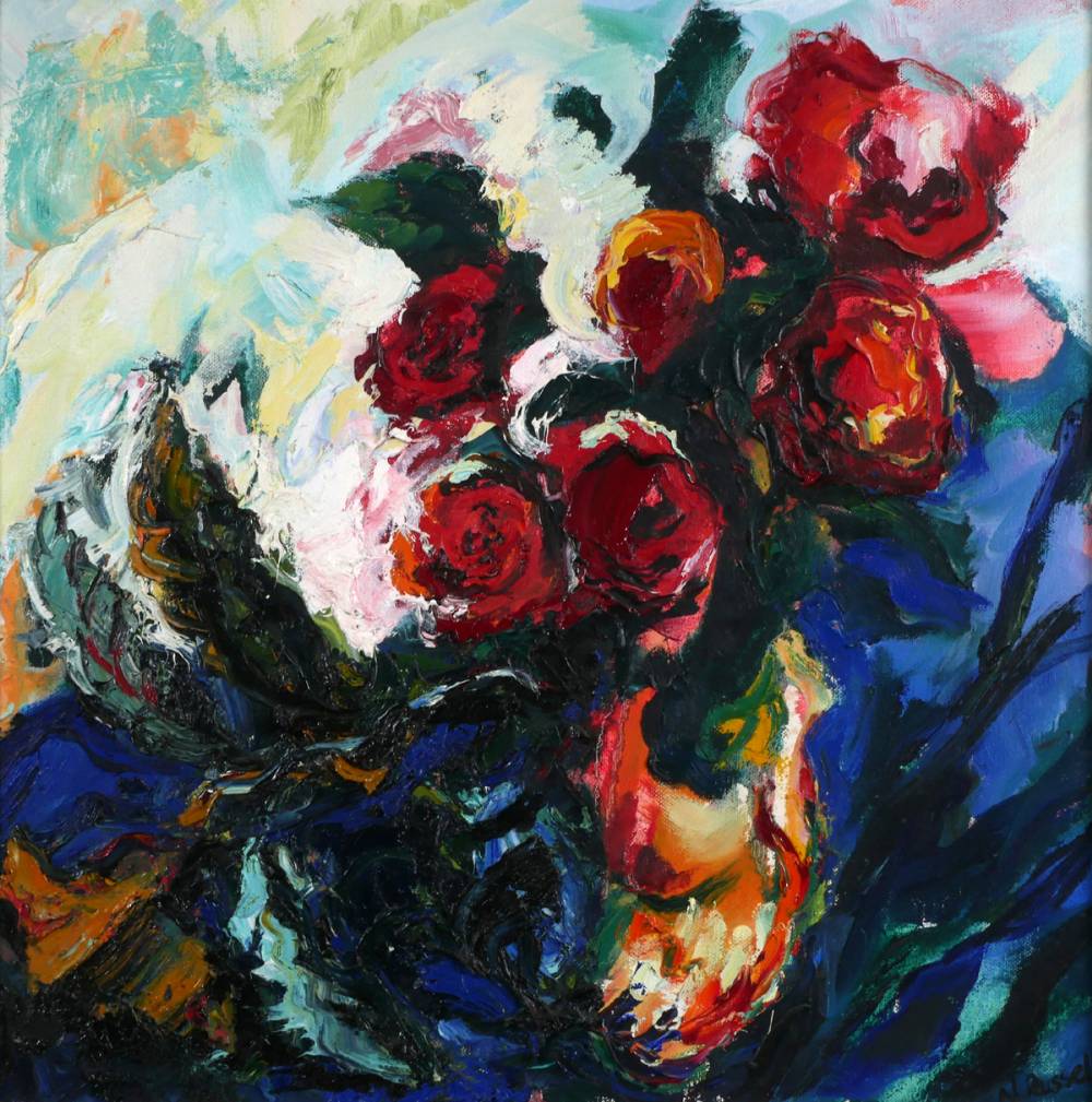 ROSES by Nicola Caroline Russell (1964-2015) (1964-2015) at Whyte's Auctions