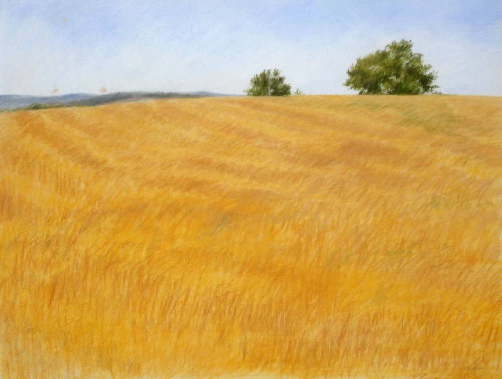 CORN FIELD by Jacqueline Corbiere (b.1946) at Whyte's Auctions
