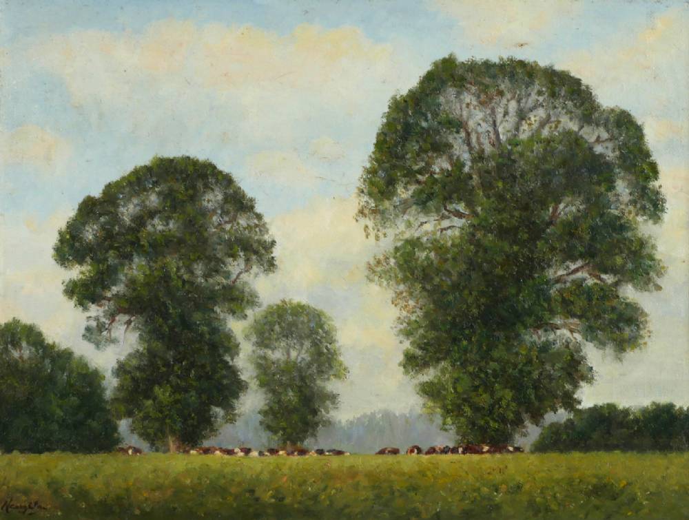 SUMMER ELMS by Wilfred J Haughton RUA (1921 - 1999) at Whyte's Auctions