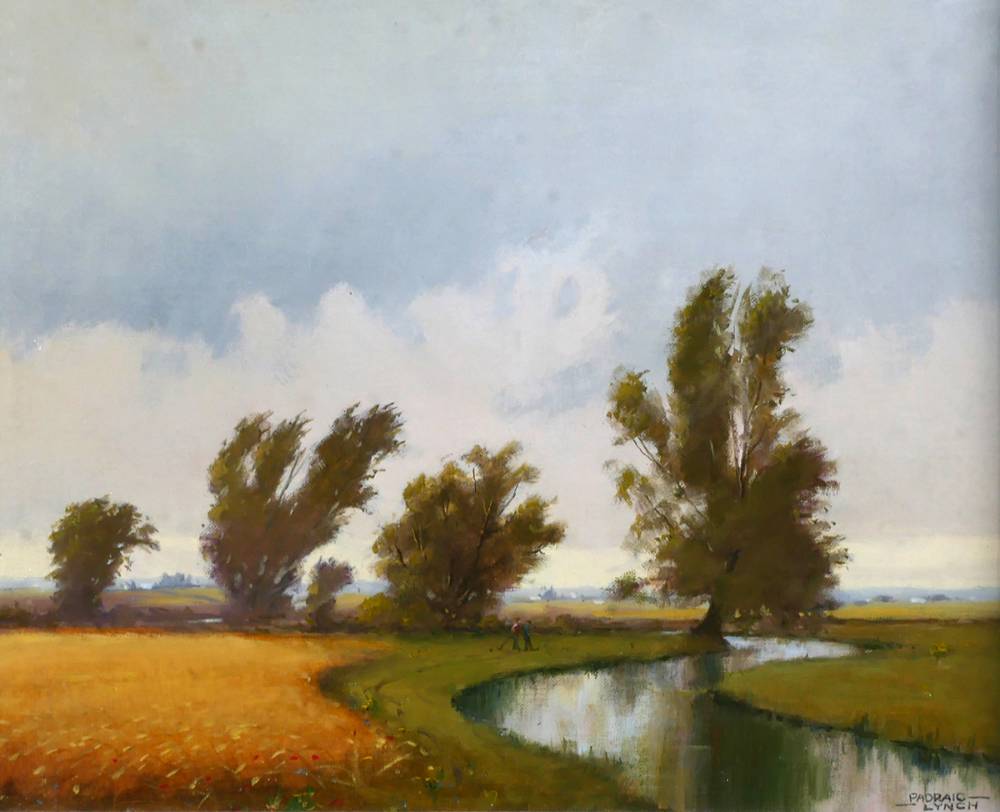 CORNFIELD BY THE FANE, 1986 by Padraig Lynch (b.1936) at Whyte's Auctions