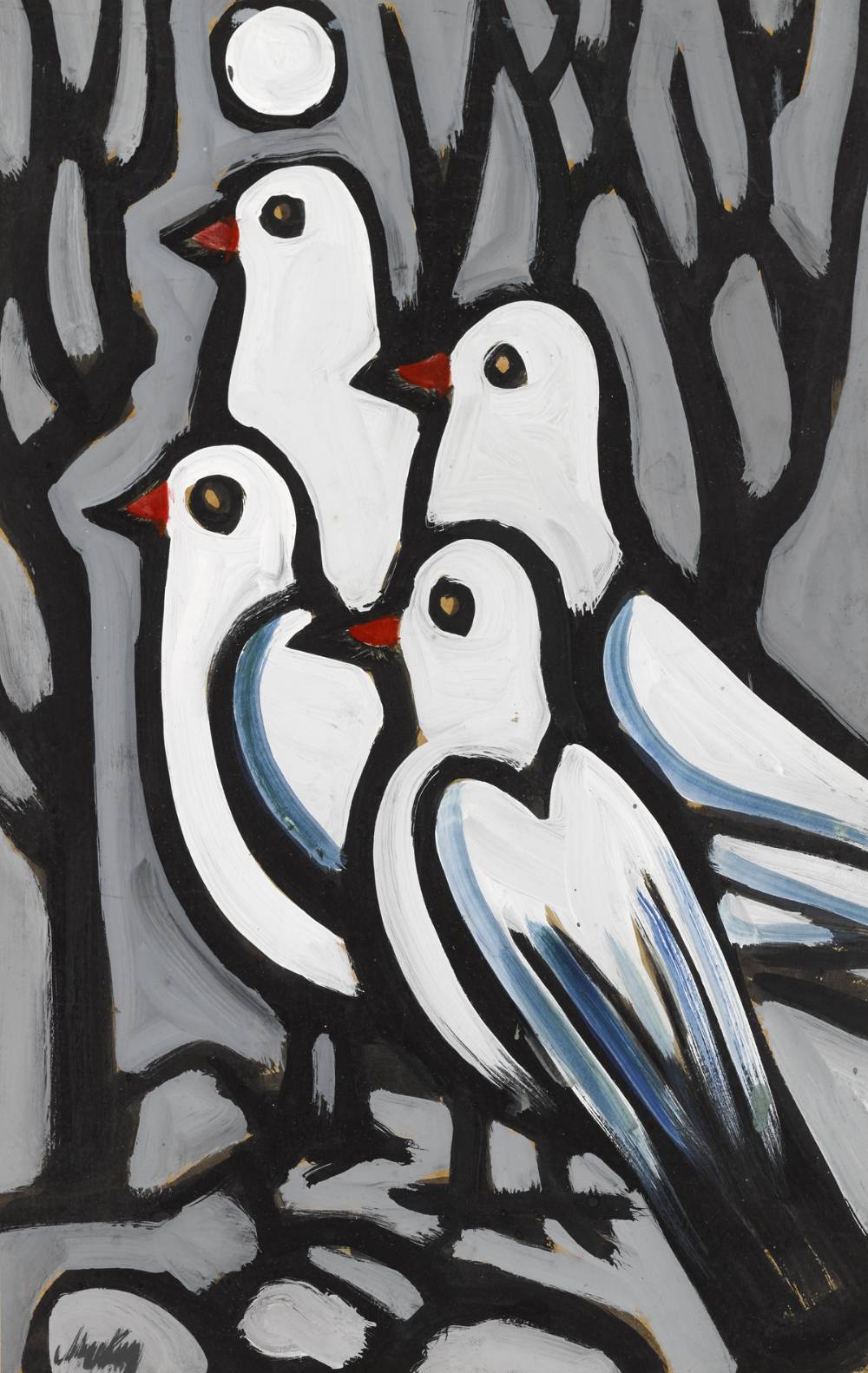 PEACE DOVES by Markey Robinson (1918-1999) at Whyte's Auctions