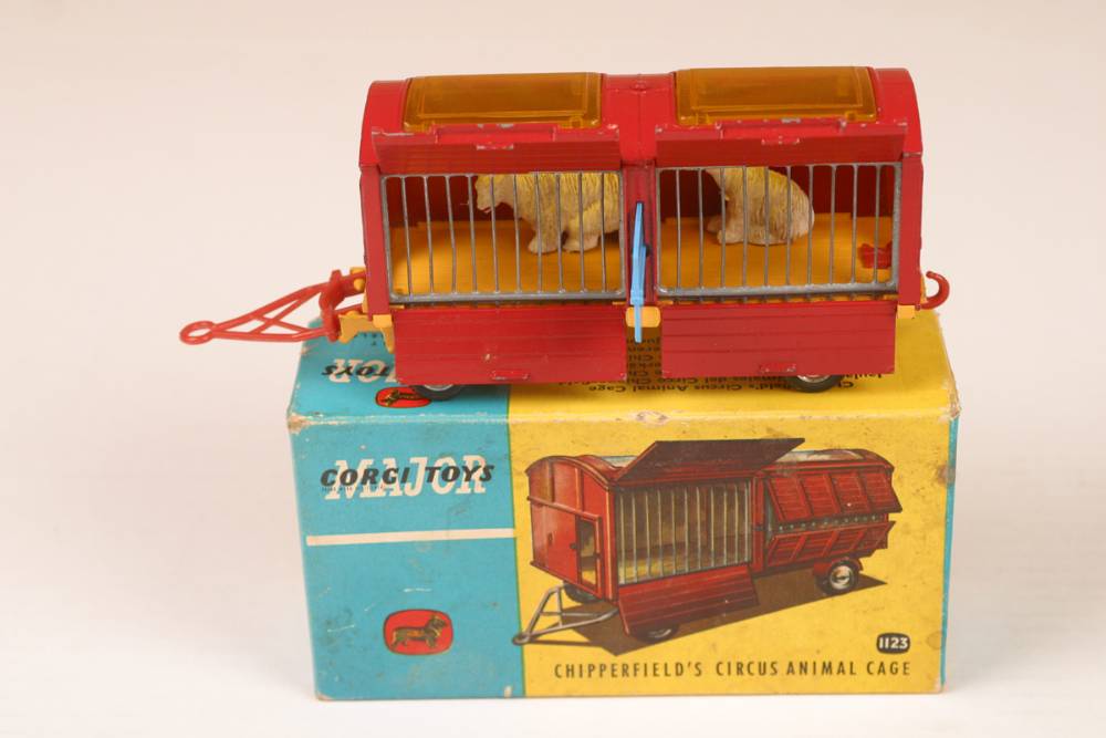 A collection of diecast model vehicles including a Corgi 1123 Chipperfield Circus vehicle at Whyte's Auctions