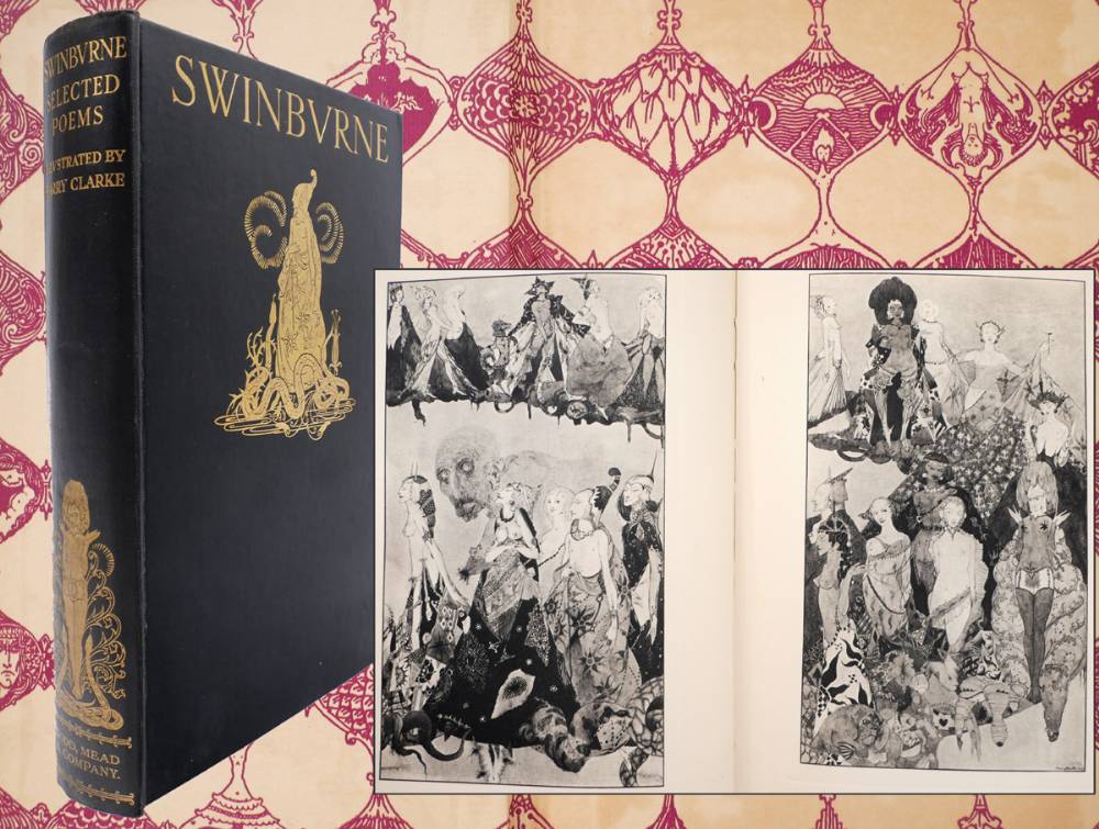 Clarke, Harry, illustrator. Swinburne, Algernon Charles. Selected Poems . at Whyte's Auctions