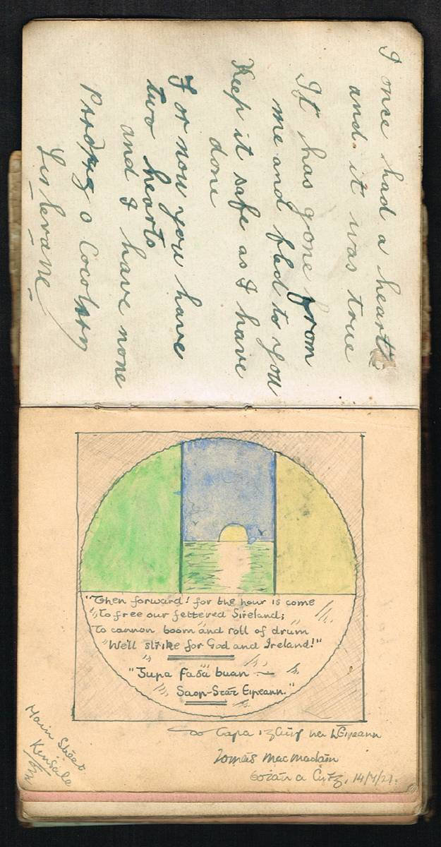 1921 (July-August). Ballykinlar Camp - Republican prisoners autograph book at Whyte's Auctions