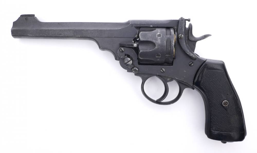 A Webley Mk. VI .455 calibre target revolver. at Whyte's Auctions