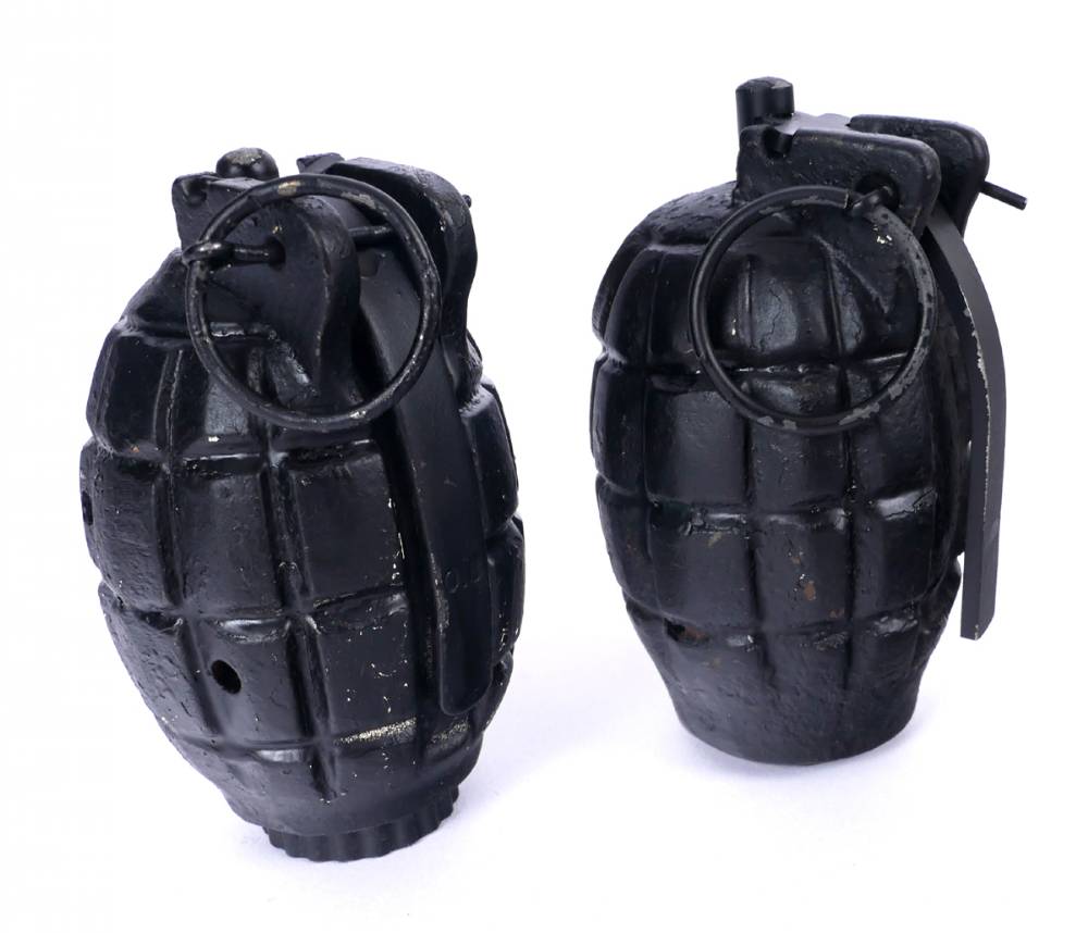 1944 Two Mills grenades, model 36M. at Whyte's Auctions