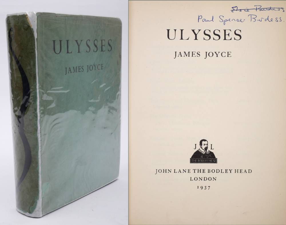 Joyce, James. Ulysses. Bodley Head, 1937. at Whyte's Auctions