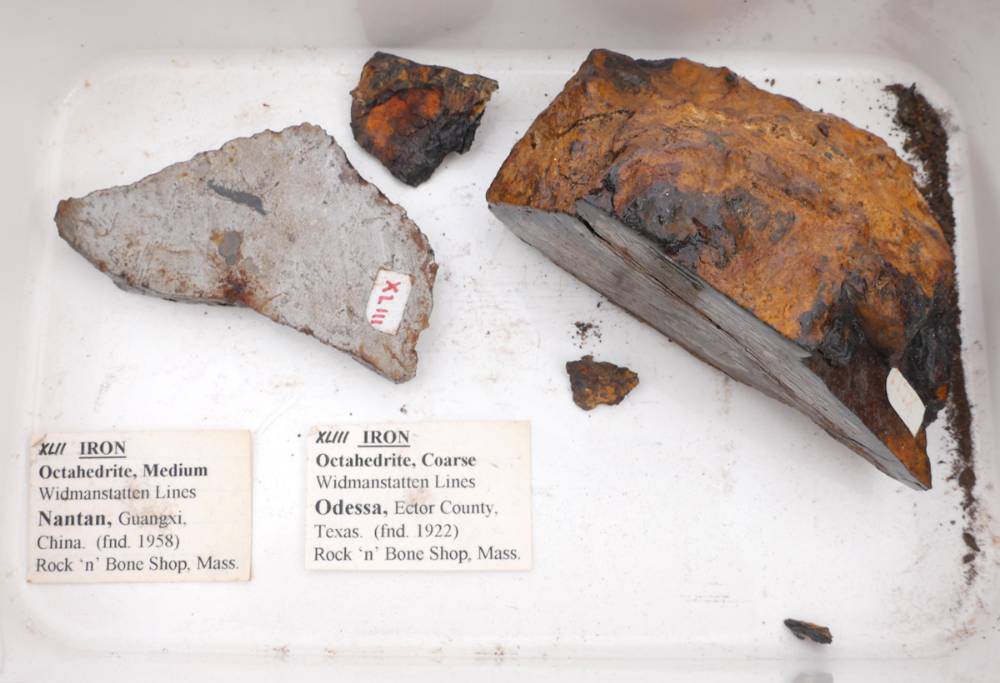 Meteorites, collection of seven iron-type meteorite samples. at Whyte's Auctions