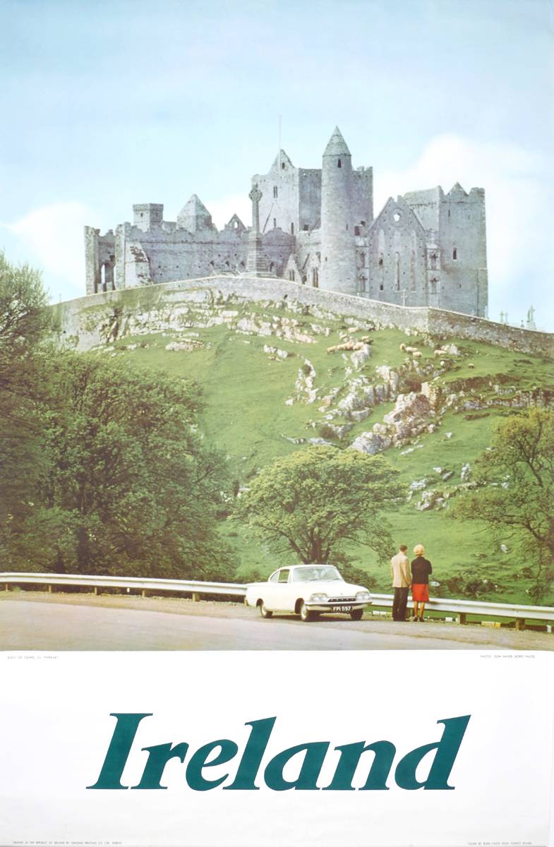 1960s Travel Poster Ireland, Rock of Cashel. at Whyte's Auctions