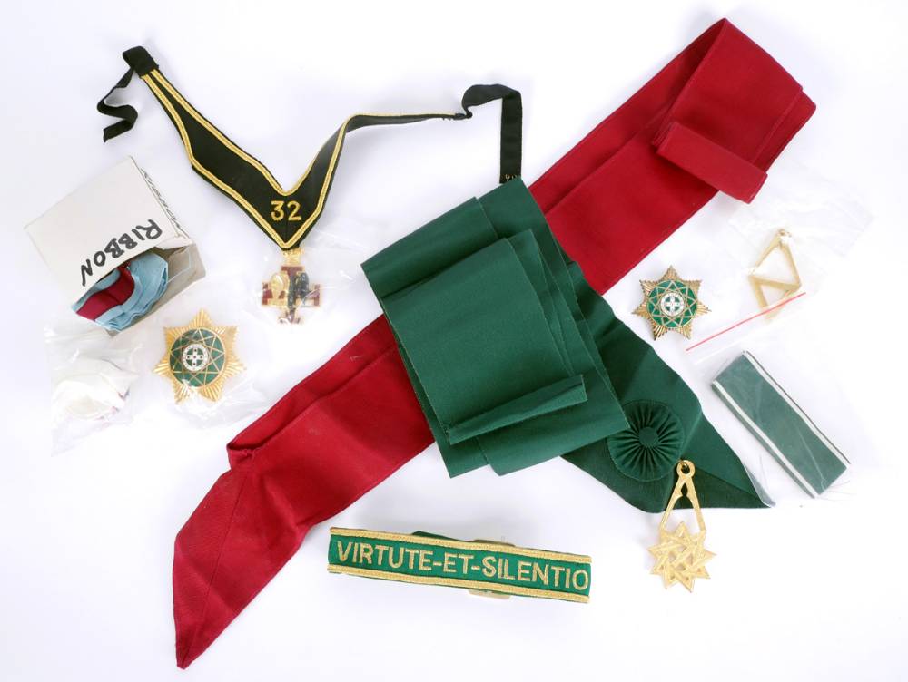 Masonic regalia, Royal Order of Scotland and Sublime Prince of the Royal Secret. at Whyte's Auctions