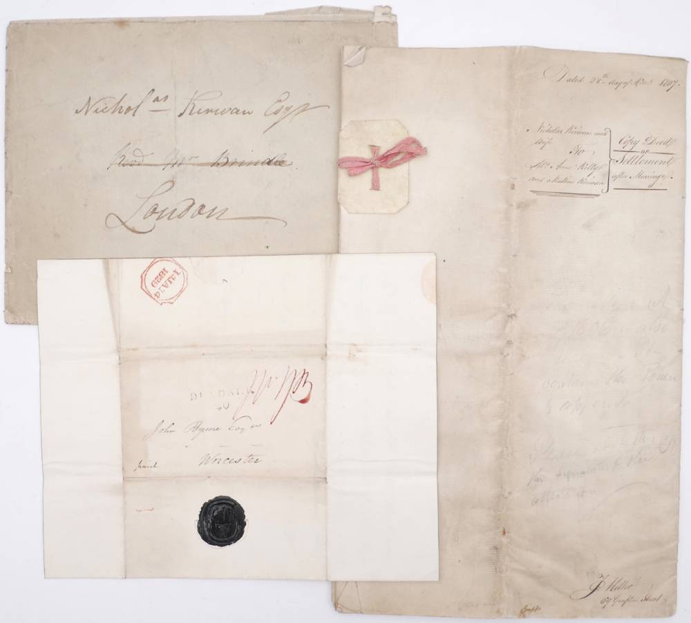 1794-1926 Archive of letters and documents relating to the Kirwan and Byrne families. at Whyte's Auctions