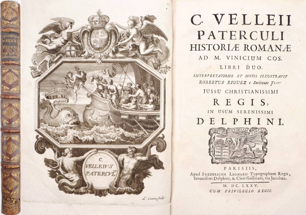 Paterculus, C Velleius. Histori Roman, History of Rome at Whyte's Auctions