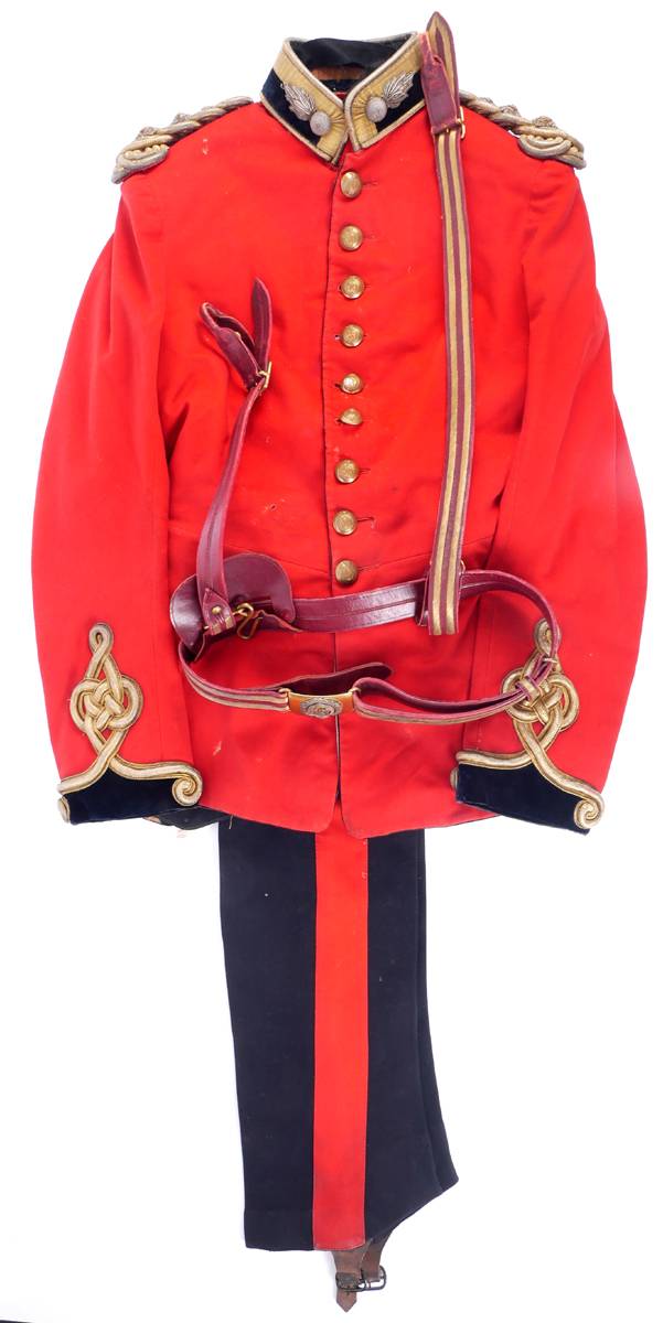 Lieutenant Colonel Brian Surtees Philpotts (1875-1917) DSO, Royal Engineers, his Captain's parade dress uniform. at Whyte's Auctions