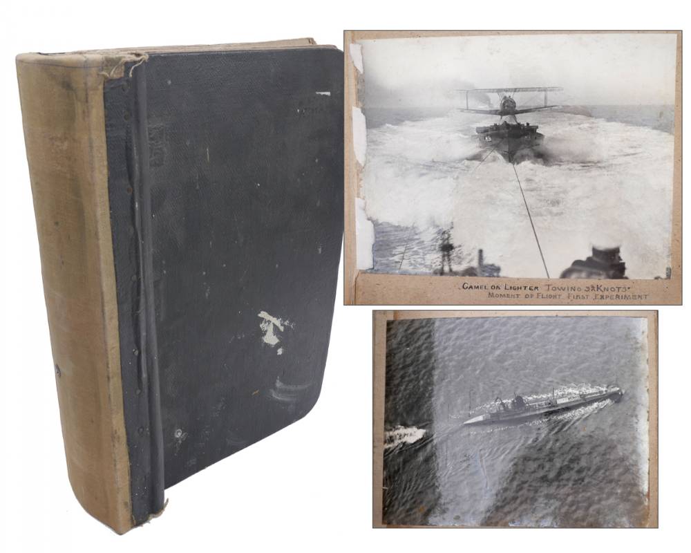 Circa 1918 Collection of photographs of  early naval aviation by Wing Commander Ernest Tristram Ratcliff Chambers RN. at Whyte's Auctions