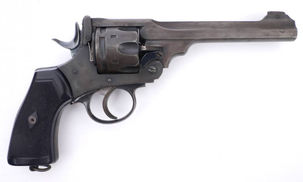 1919-1922 War of Independence, Webley Mk VI revolver used by an Irish Volunteer during the War of Independence. at Whyte's Auctions