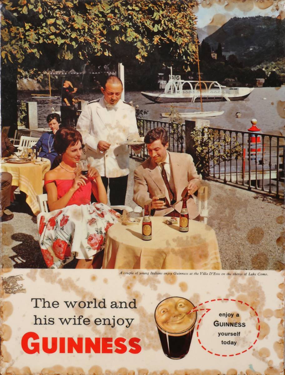Circa 1960 Three Guinness point-of-sale signs, 'The World and his wife...', '5 Million Guinness...', and 'After Work Guinness'. at Whyte's Auctions