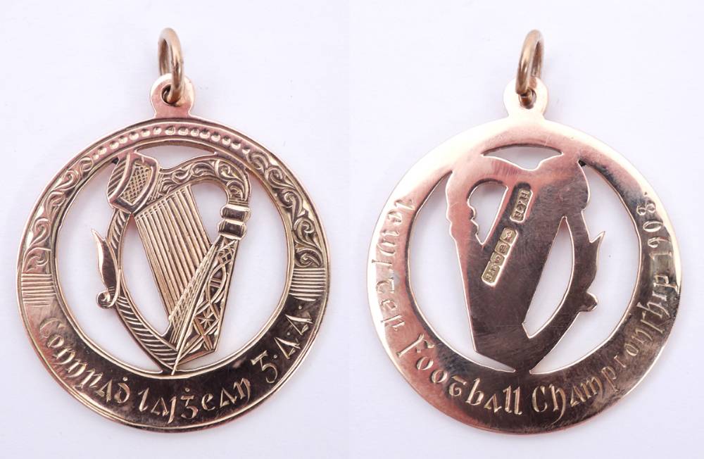 GAA 1908 Leinster Senior Football Championship winner's medal to Dublin. at Whyte's Auctions