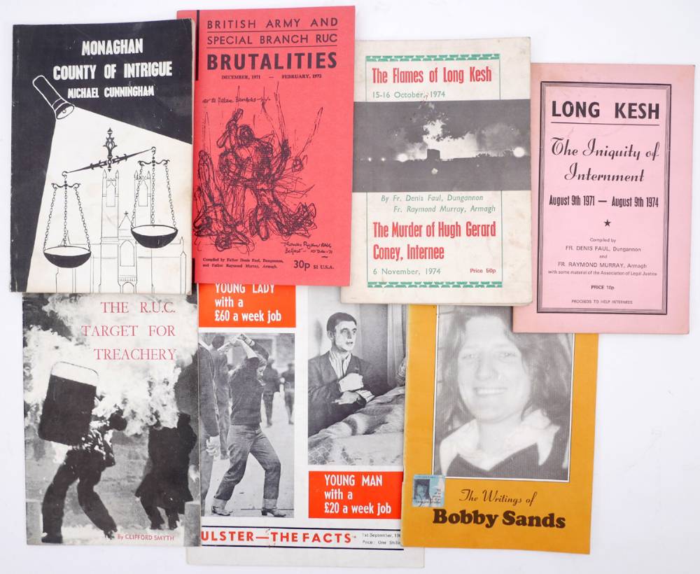 Collection of nationalist and loyalist propaganda publications. at Whyte's Auctions