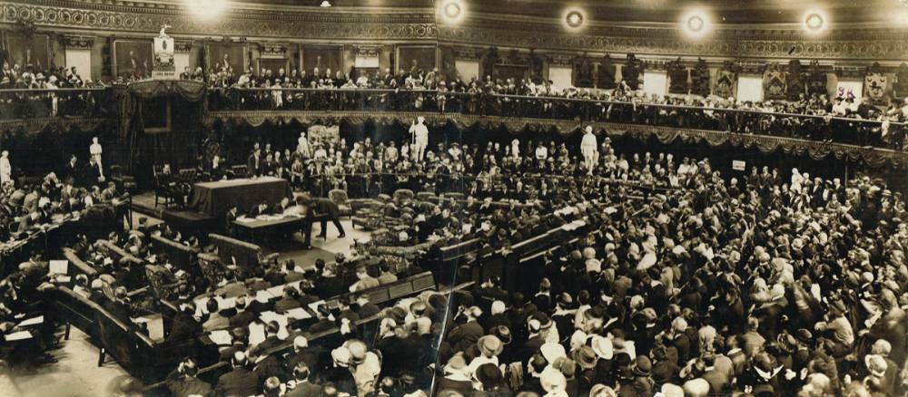 1919 Photograph of the first Dail, the property of two attendees, and Minutes of Proceedings of the First Dail. at Whyte's Auctions