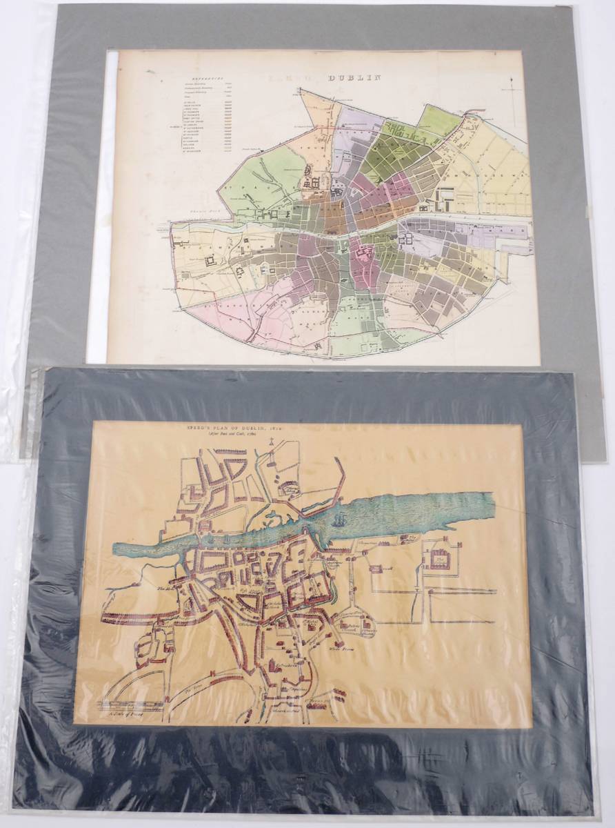 1817-1880 Maps and plans of Dublin. at Whyte's Auctions
