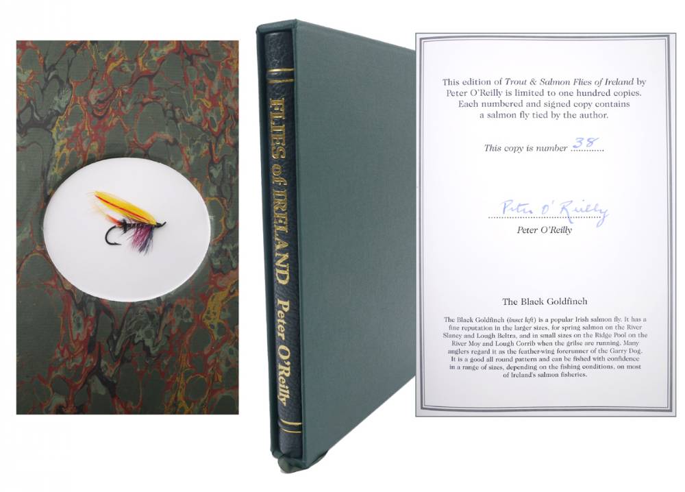 O'Reilly, Peter. Trout and Salmon Flies of Ireland. Signed, deluxe limited edition. at Whyte's Auctions