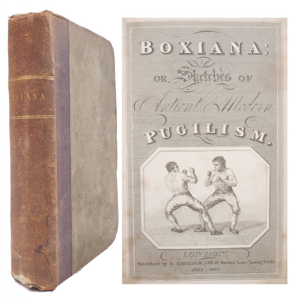 Egan, Pierce. Boxiana: Sketches of Ancient and Modern Pugilism from the Days of the Renowned Broughton and Slack, at Whyte's Auctions