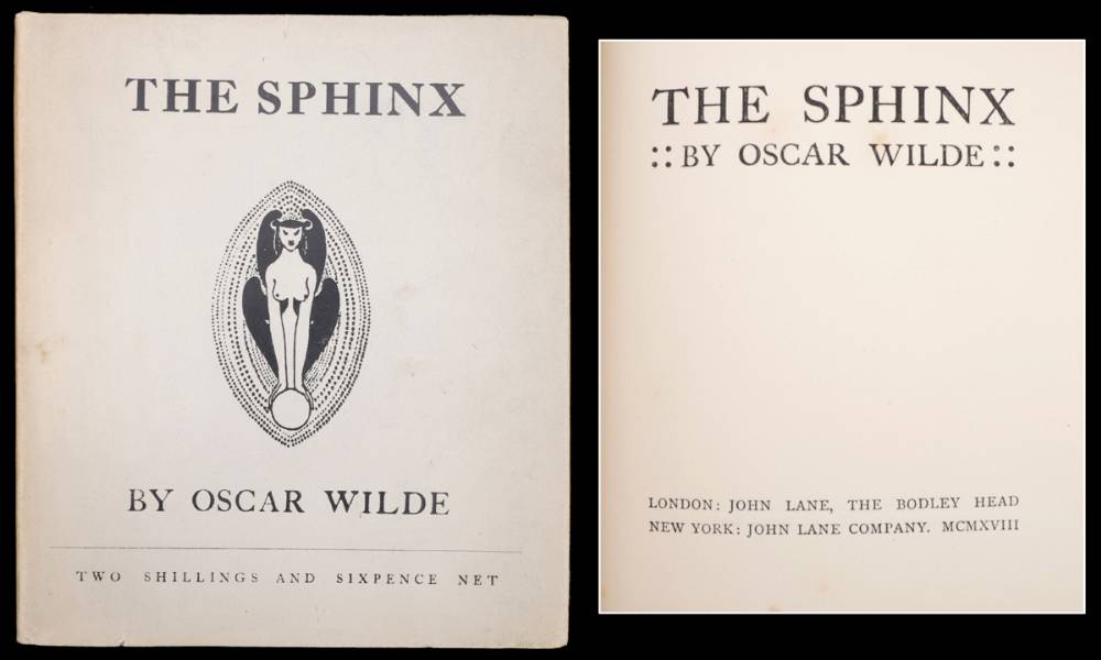 Wilde, Oscar. The Sphinx at Whyte's Auctions