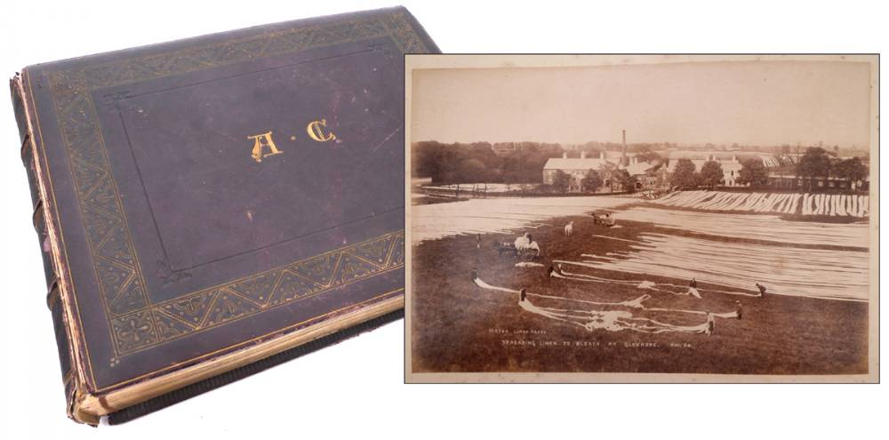 1886 Album of photographs of Belfast, its environs and the Antrim Coast. at Whyte's Auctions