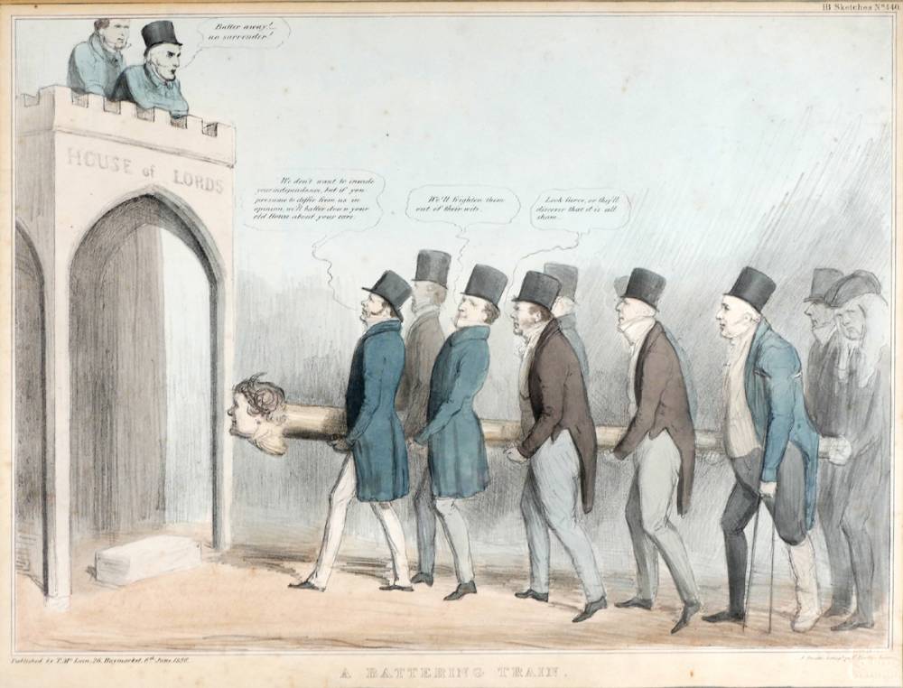 1836 Daniel O'Connell, two political caricatures. at Whyte's Auctions
