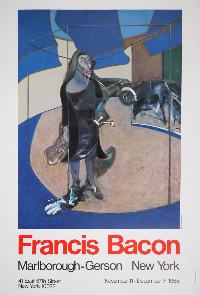 1968 Francis Bacon, poster for Marlborough-Gerson exhibition, New York. at Whyte's Auctions