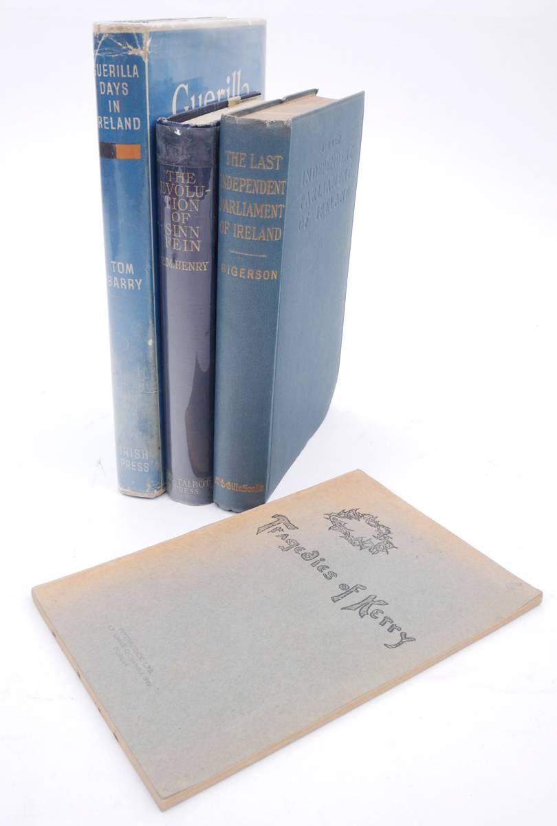1918-1923 War of Independence and Civil War, four books. at Whyte's Auctions