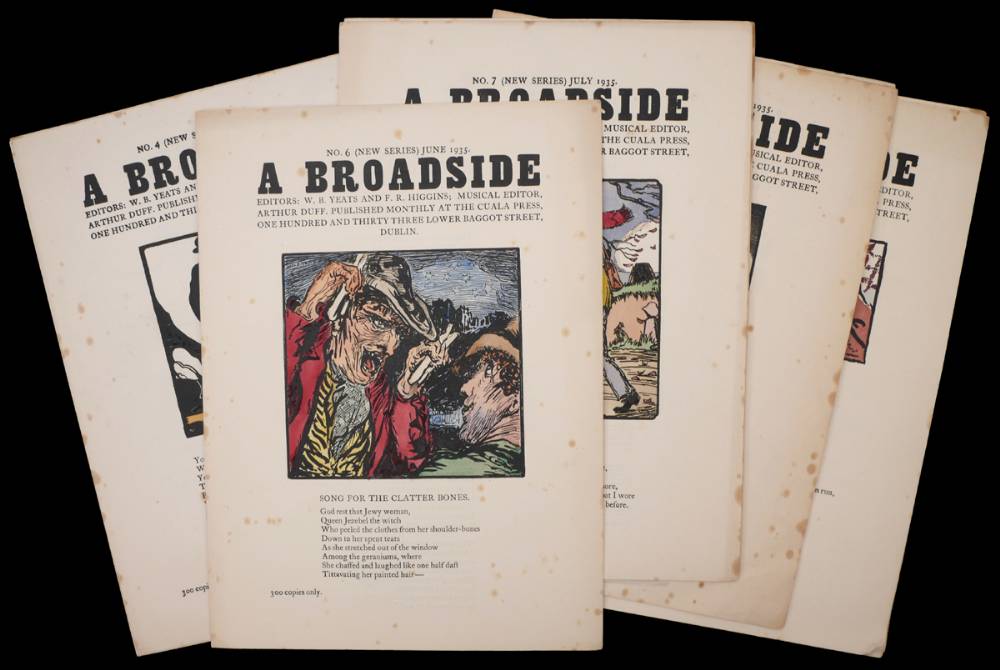Yeats, Jack B, et al. Broadsides: A Collection of Old and New Songs, 1935. at Whyte's Auctions