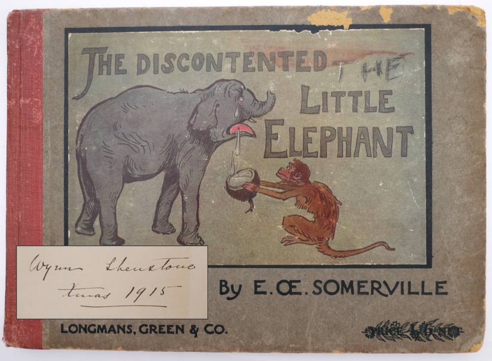 Somerville, Edith.  The Discontented Little Elephant. at Whyte's Auctions