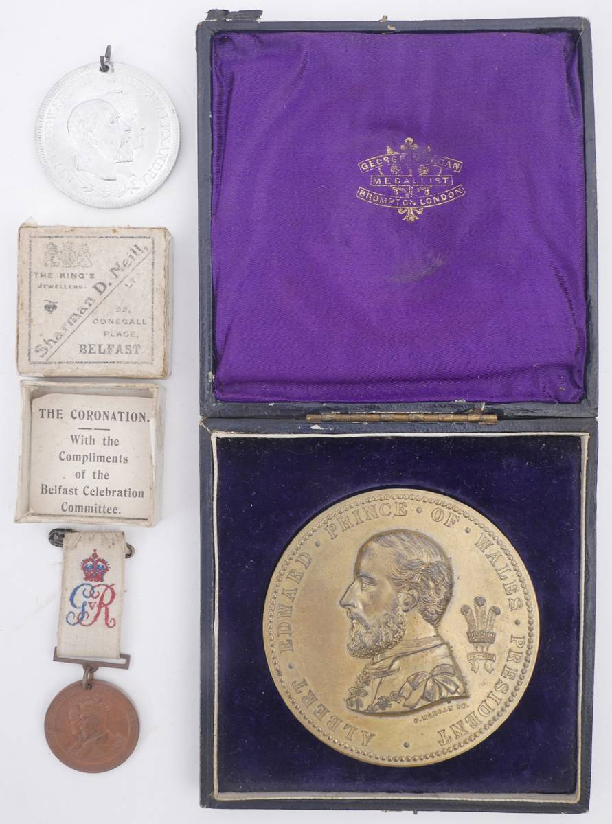 Coronations and other royal events medal collection from Charles II to George VI. (56) at Whyte's Auctions
