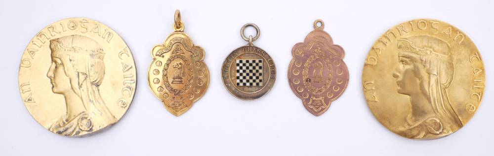 Chess Medals won by JJ O'Hanlon, 1928-1943. at Whyte's Auctions