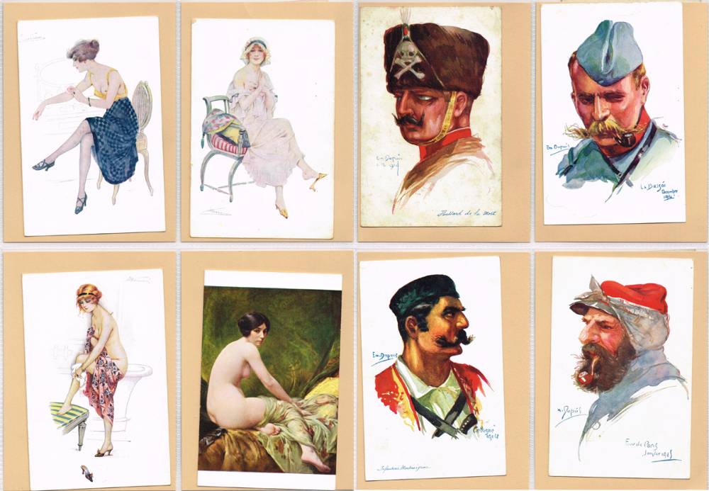 Picture postcards collection in album (140) at Whyte's Auctions
