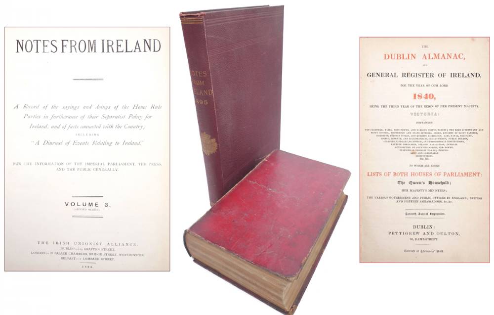 19th Century Guide to Home Rule for Unionists and a Guide to Dublin. at Whyte's Auctions