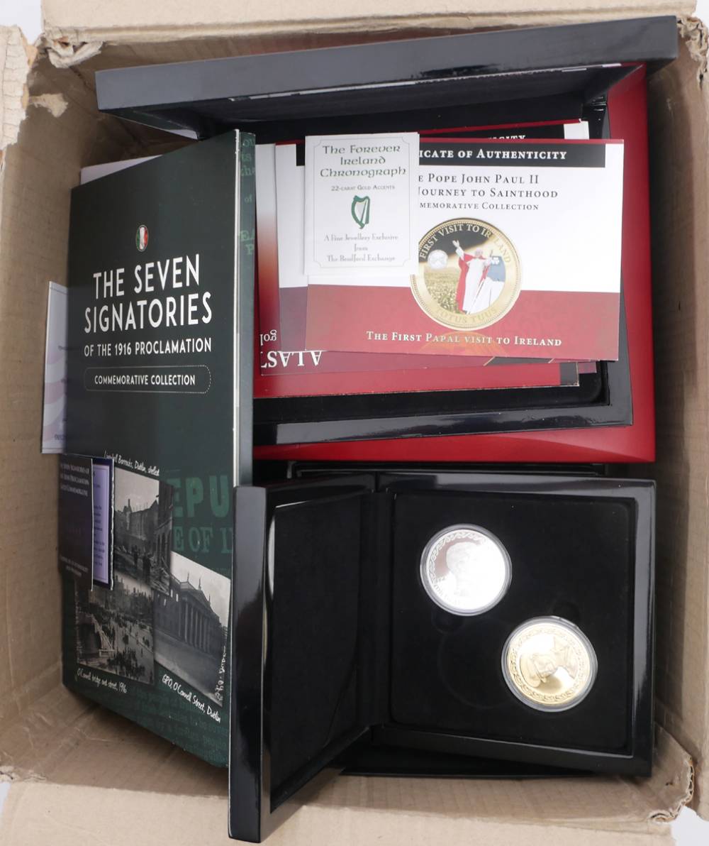 Dublin Mint Office: collection of coins and medals in presentation boxes or folders. at Whyte's Auctions