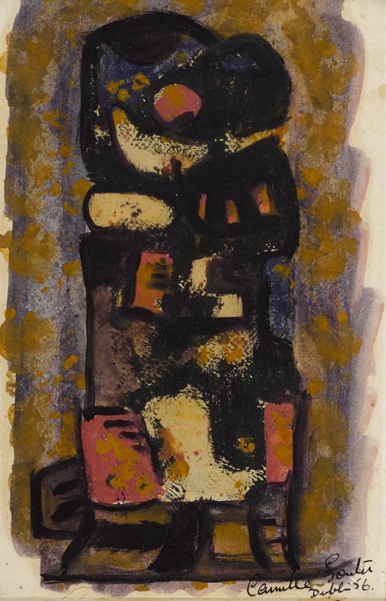 UNTITLED ABSTRACT, 1956 by Camille Souter HRHA (b.1929) HRHA (b.1929) at Whyte's Auctions