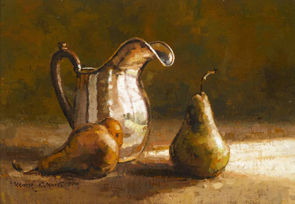 SILVER EWER AND PEARS, 1996 by Mark O'Neill (b.1963) at Whyte's Auctions