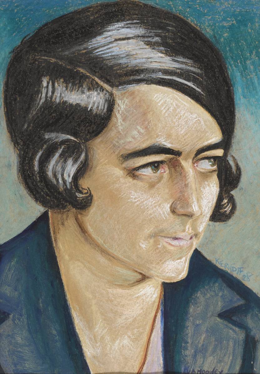 PORTRAIT OF RIA MOONEY, 1928 by Harry Kernoff RHA (1900-1974) RHA (1900-1974) at Whyte's Auctions
