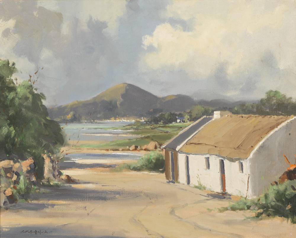 THE MOURNES FROM MINERSTOWN, COUNTY DOWN by George K. Gillespie RUA (1924-1995) RUA (1924-1995) at Whyte's Auctions
