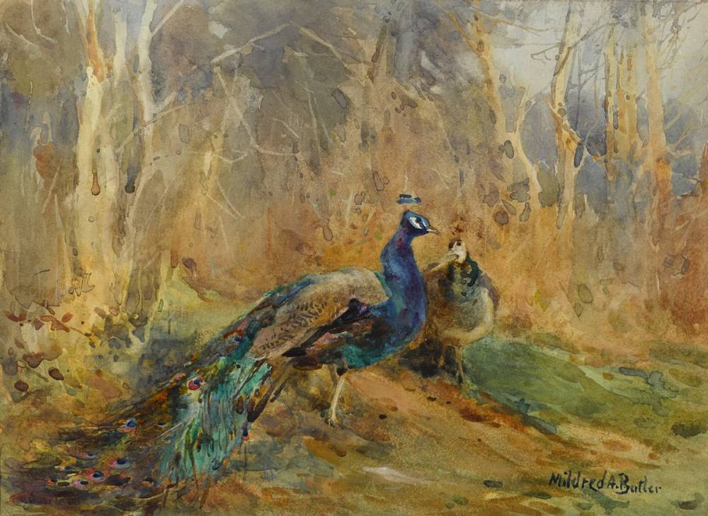 PEACOCKS by Mildred Anne Butler sold for �2,000 at Whyte's Auctions