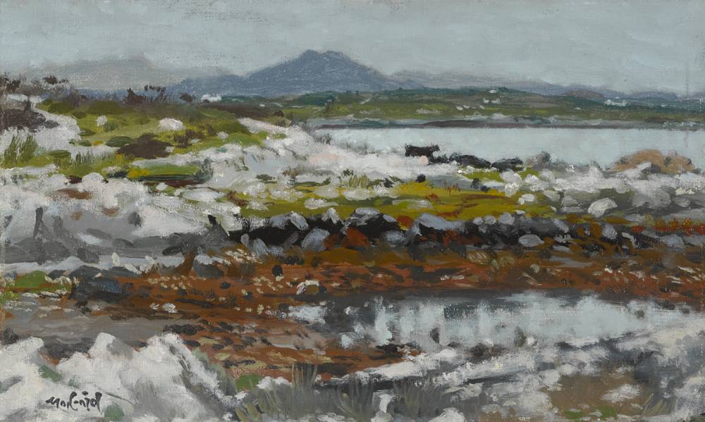 TOOMBEOLA NEAR ROUNDSTONE by Maurice MacGonigal PRHA HRA HRSA (1900-1979) PRHA HRA HRSA (1900-1979) at Whyte's Auctions