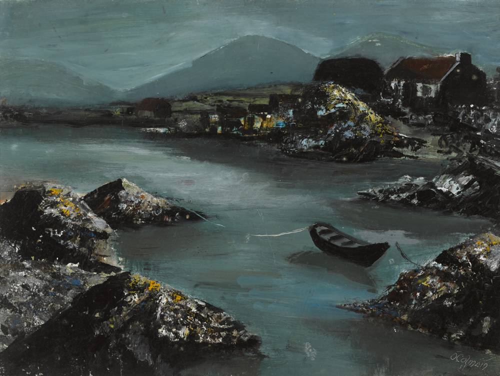 EVENING ERLOUGH by Séamus O Cólmáin sold for €750 at Whyte's Auctions