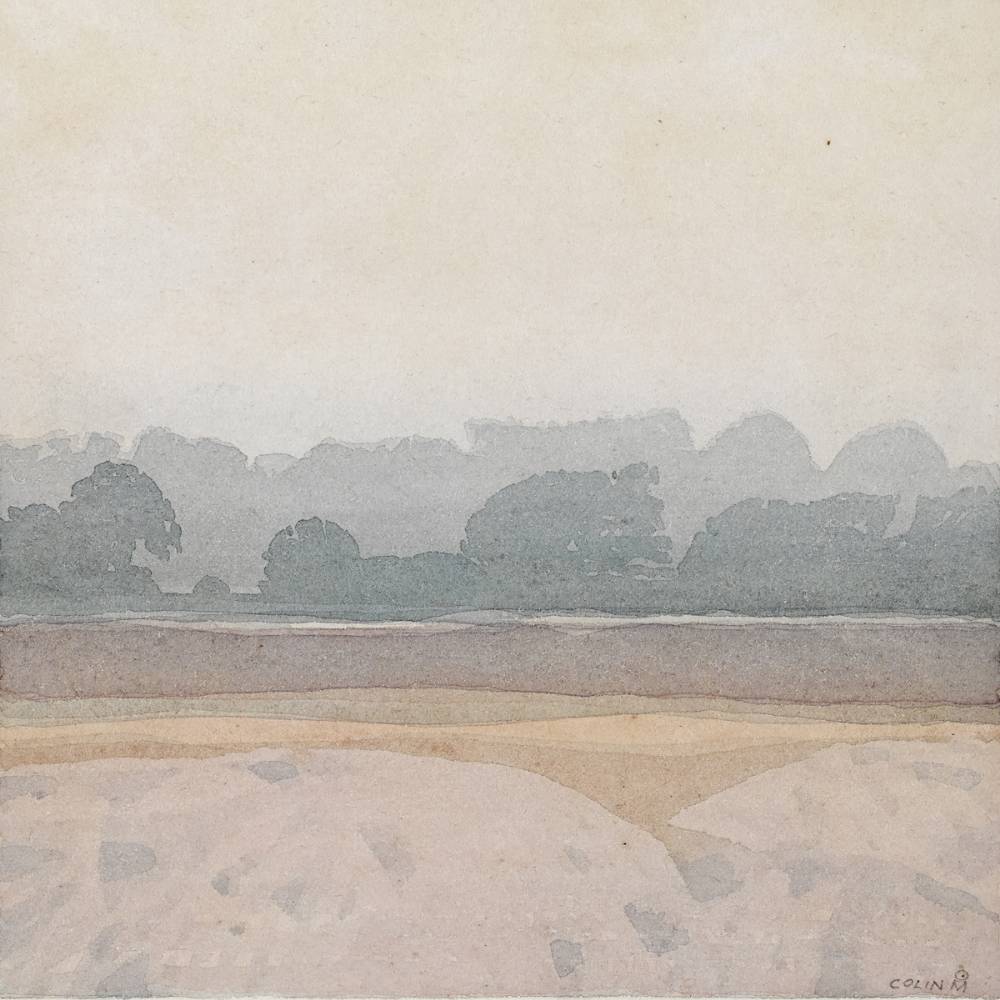 SEPTEMBER MORNING: CASTLE ARCHDALE, COUNTY FERMANAGH, 1971 by Colin Middleton sold for �1,500 at Whyte's Auctions
